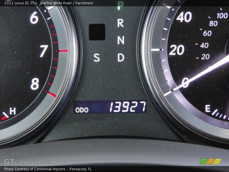 Starfire White Pearl / Parchment 2011 Lexus ES 350