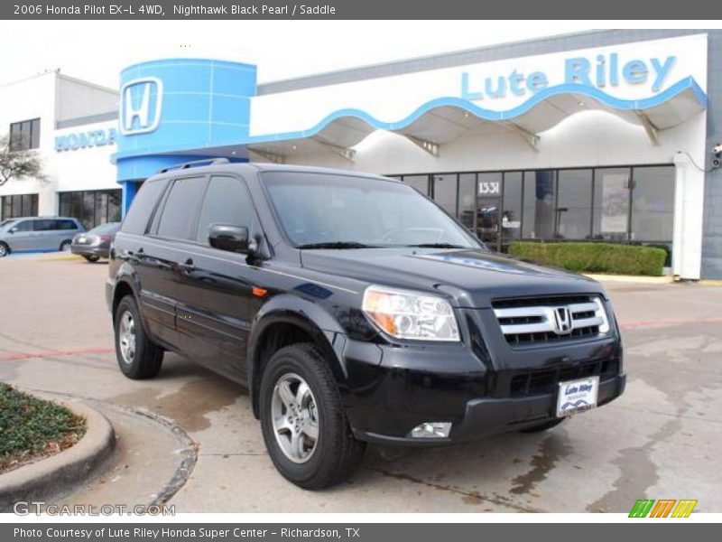 Nighthawk Black Pearl / Saddle 2006 Honda Pilot EX-L 4WD