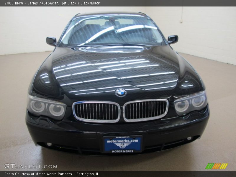 Jet Black / Black/Black 2005 BMW 7 Series 745i Sedan