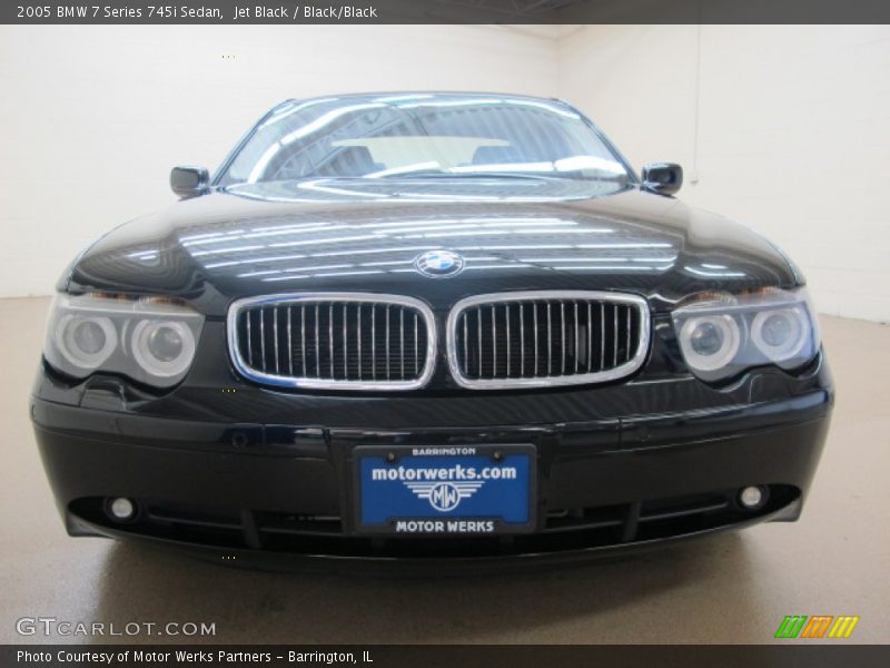 Jet Black / Black/Black 2005 BMW 7 Series 745i Sedan