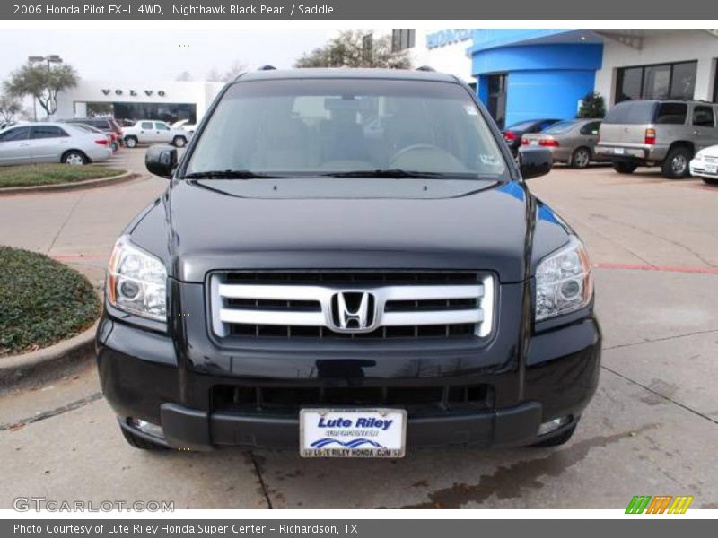 Nighthawk Black Pearl / Saddle 2006 Honda Pilot EX-L 4WD