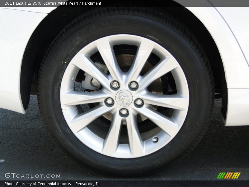 Starfire White Pearl / Parchment 2011 Lexus ES 350