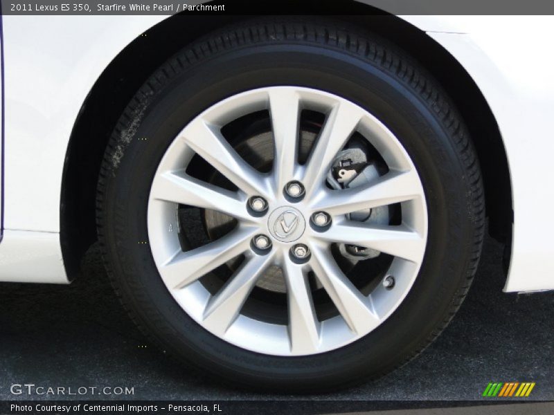 Starfire White Pearl / Parchment 2011 Lexus ES 350