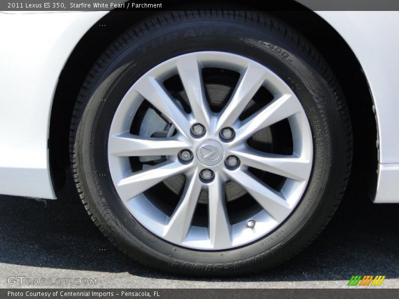 Starfire White Pearl / Parchment 2011 Lexus ES 350
