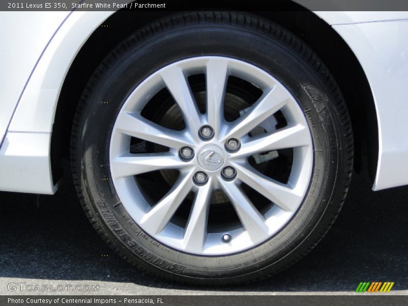 Starfire White Pearl / Parchment 2011 Lexus ES 350