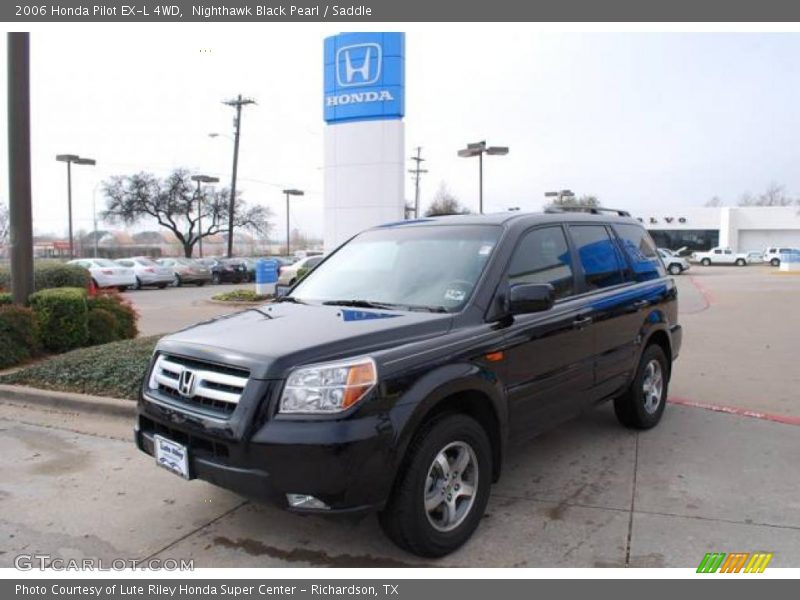 Nighthawk Black Pearl / Saddle 2006 Honda Pilot EX-L 4WD