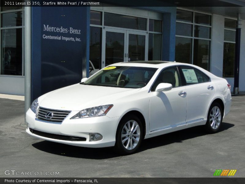 Starfire White Pearl / Parchment 2011 Lexus ES 350