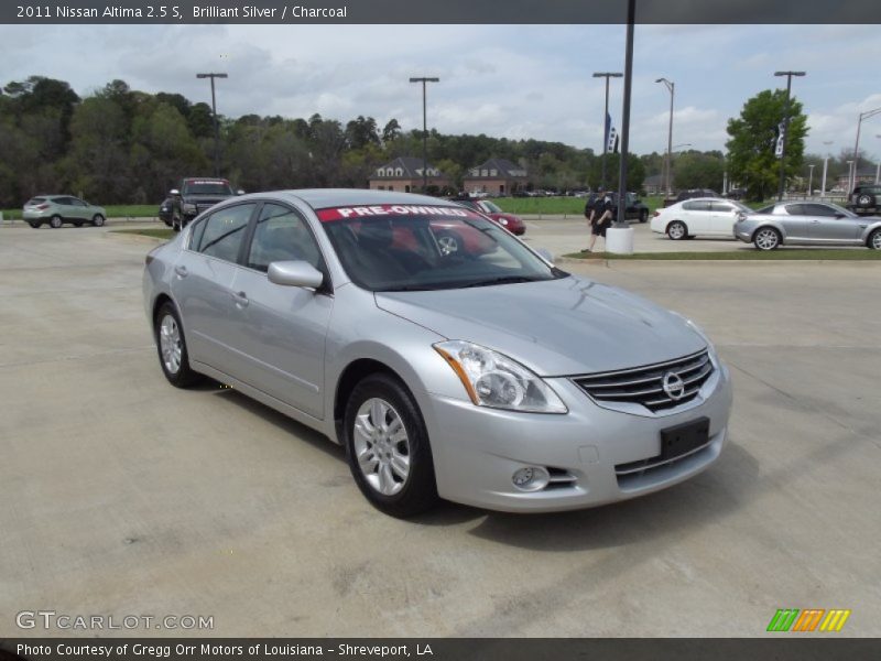Brilliant Silver / Charcoal 2011 Nissan Altima 2.5 S