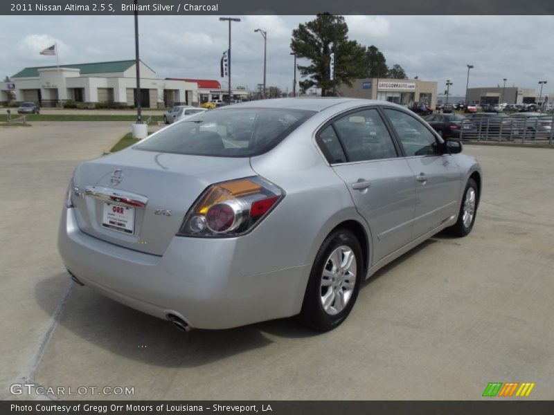 Brilliant Silver / Charcoal 2011 Nissan Altima 2.5 S