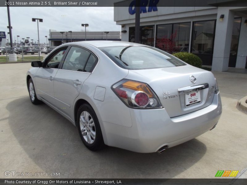 Brilliant Silver / Charcoal 2011 Nissan Altima 2.5 S