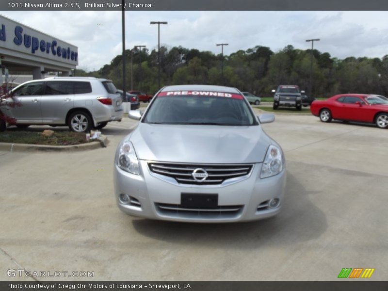 Brilliant Silver / Charcoal 2011 Nissan Altima 2.5 S