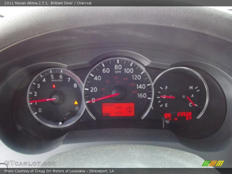 Brilliant Silver / Charcoal 2011 Nissan Altima 2.5 S
