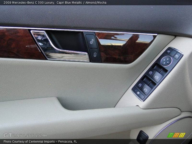 Capri Blue Metallic / Almond/Mocha 2009 Mercedes-Benz C 300 Luxury