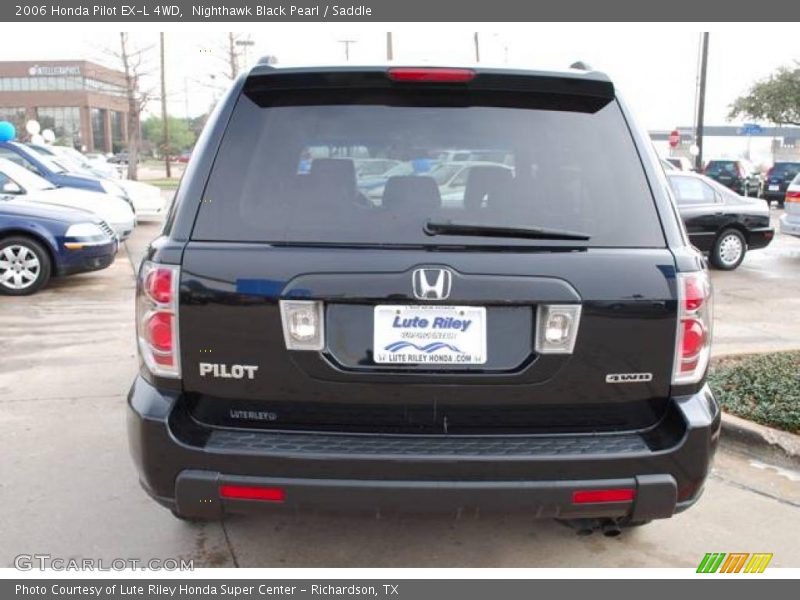 Nighthawk Black Pearl / Saddle 2006 Honda Pilot EX-L 4WD