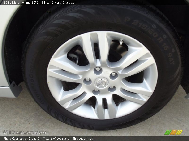 Brilliant Silver / Charcoal 2011 Nissan Altima 2.5 S