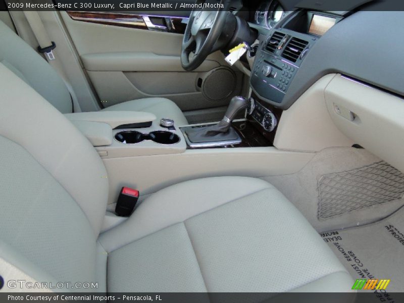 Capri Blue Metallic / Almond/Mocha 2009 Mercedes-Benz C 300 Luxury