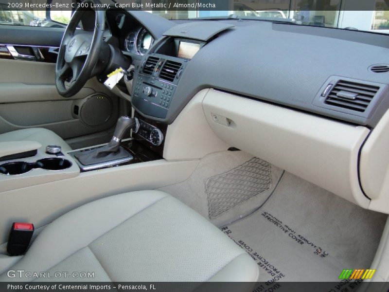 Capri Blue Metallic / Almond/Mocha 2009 Mercedes-Benz C 300 Luxury
