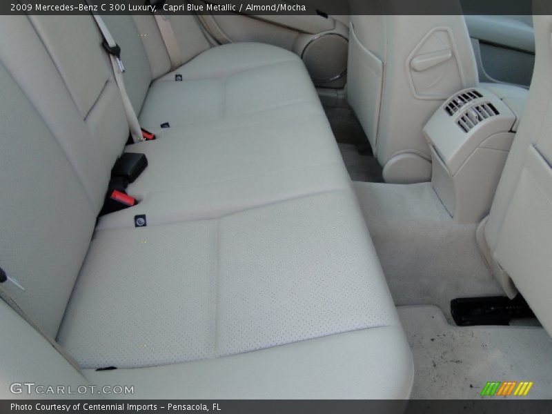Capri Blue Metallic / Almond/Mocha 2009 Mercedes-Benz C 300 Luxury