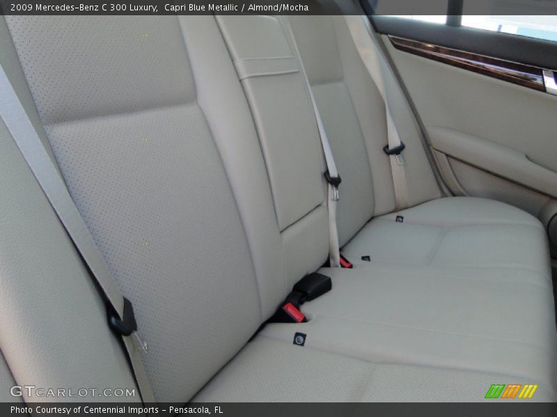 Capri Blue Metallic / Almond/Mocha 2009 Mercedes-Benz C 300 Luxury