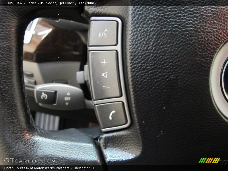 Jet Black / Black/Black 2005 BMW 7 Series 745i Sedan