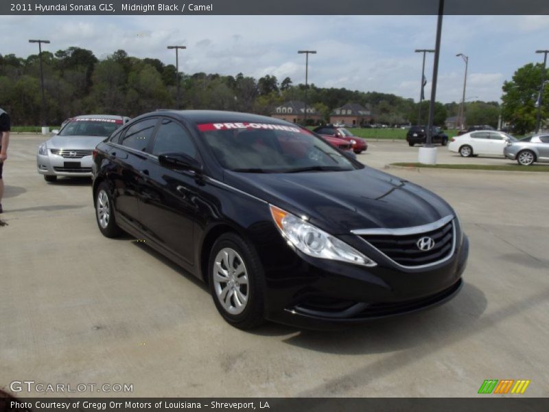 Midnight Black / Camel 2011 Hyundai Sonata GLS