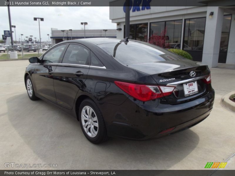Midnight Black / Camel 2011 Hyundai Sonata GLS