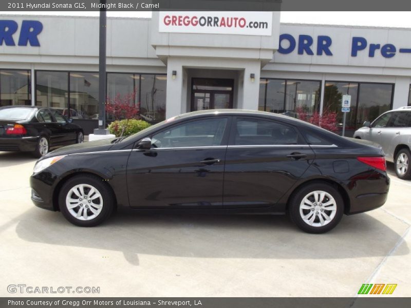 Midnight Black / Camel 2011 Hyundai Sonata GLS