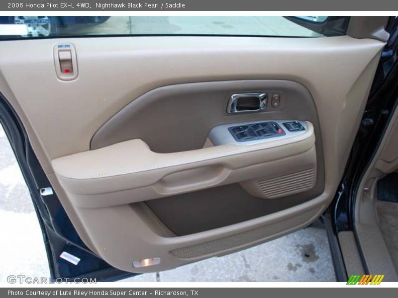 Nighthawk Black Pearl / Saddle 2006 Honda Pilot EX-L 4WD