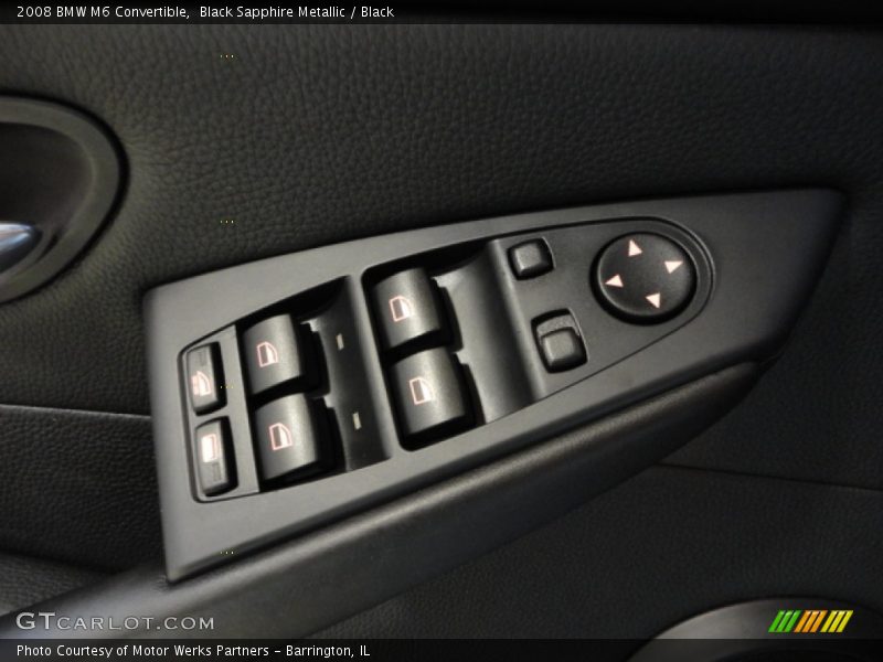 Black Sapphire Metallic / Black 2008 BMW M6 Convertible