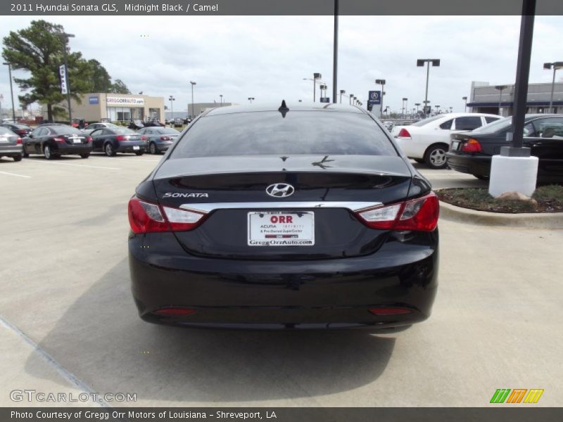 Midnight Black / Camel 2011 Hyundai Sonata GLS