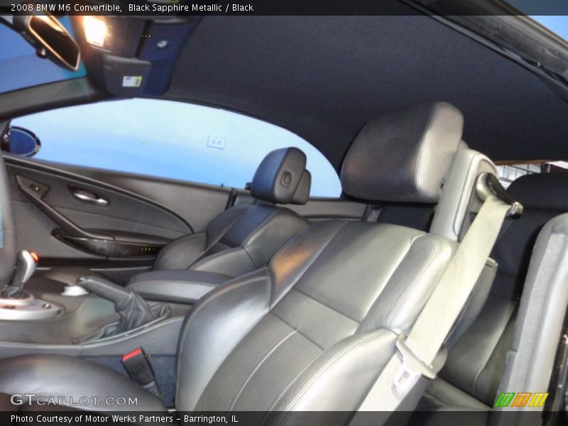 Black Sapphire Metallic / Black 2008 BMW M6 Convertible