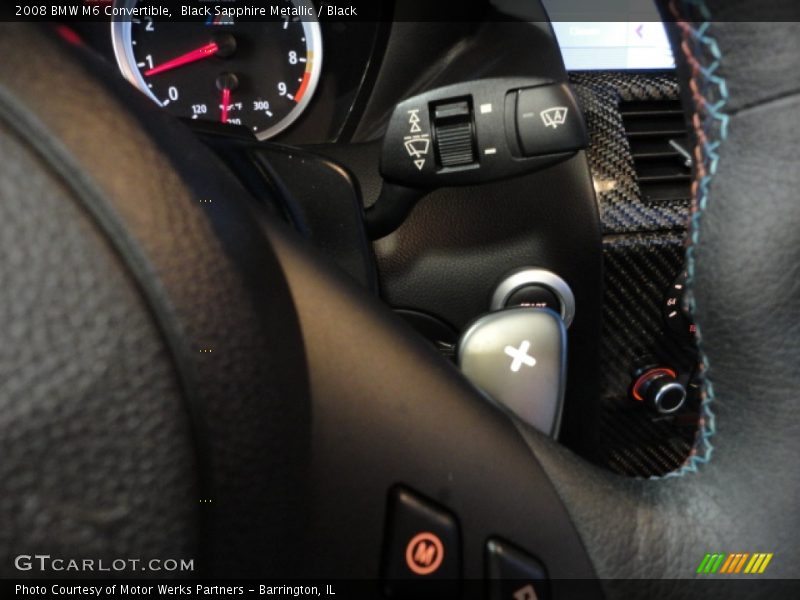 Black Sapphire Metallic / Black 2008 BMW M6 Convertible