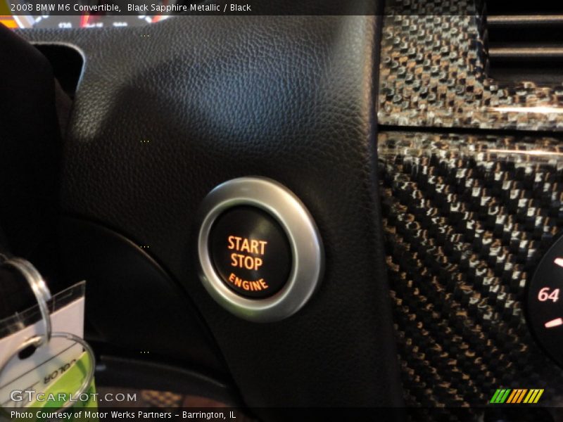 Black Sapphire Metallic / Black 2008 BMW M6 Convertible