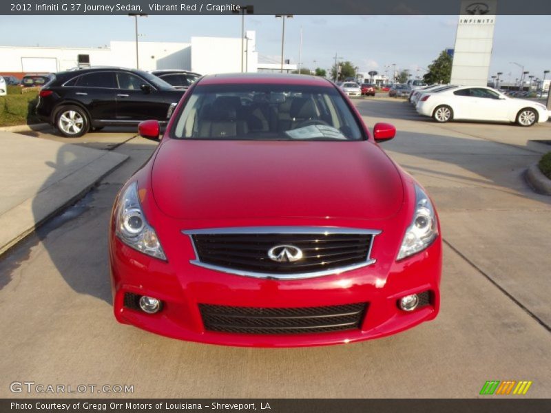 Vibrant Red / Graphite 2012 Infiniti G 37 Journey Sedan