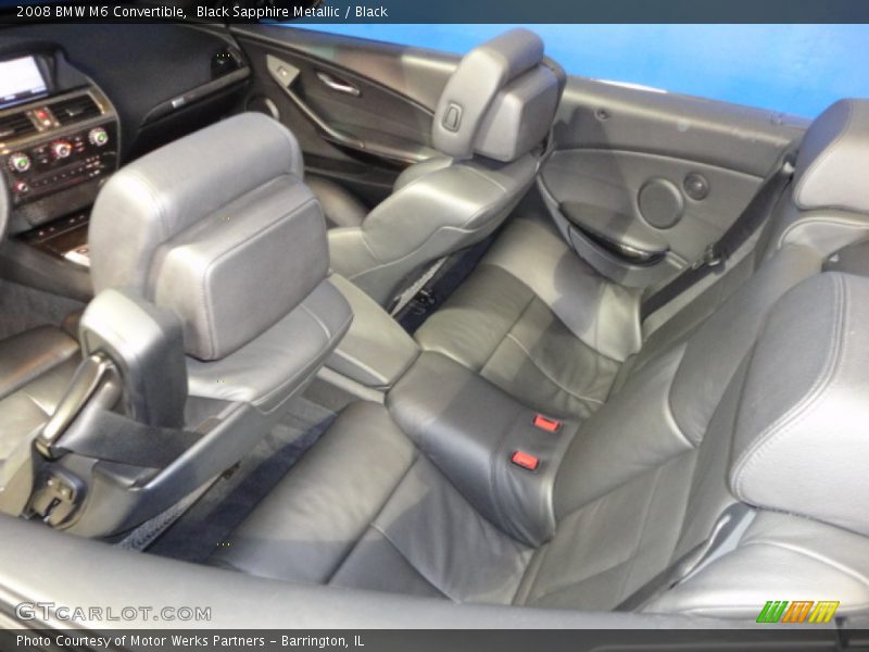 Black Sapphire Metallic / Black 2008 BMW M6 Convertible