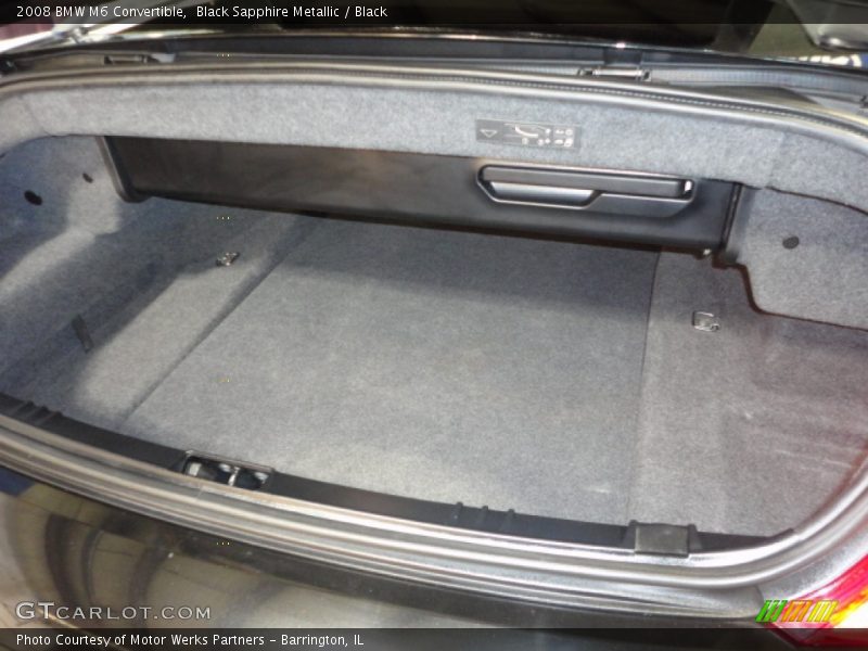 Black Sapphire Metallic / Black 2008 BMW M6 Convertible