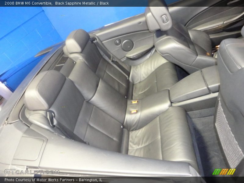 Black Sapphire Metallic / Black 2008 BMW M6 Convertible
