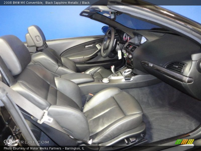 Black Sapphire Metallic / Black 2008 BMW M6 Convertible