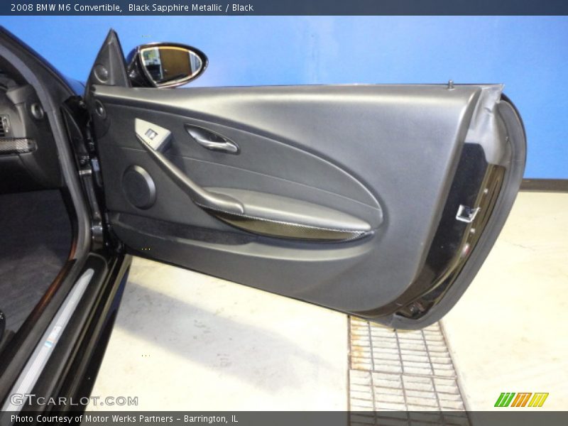 Black Sapphire Metallic / Black 2008 BMW M6 Convertible