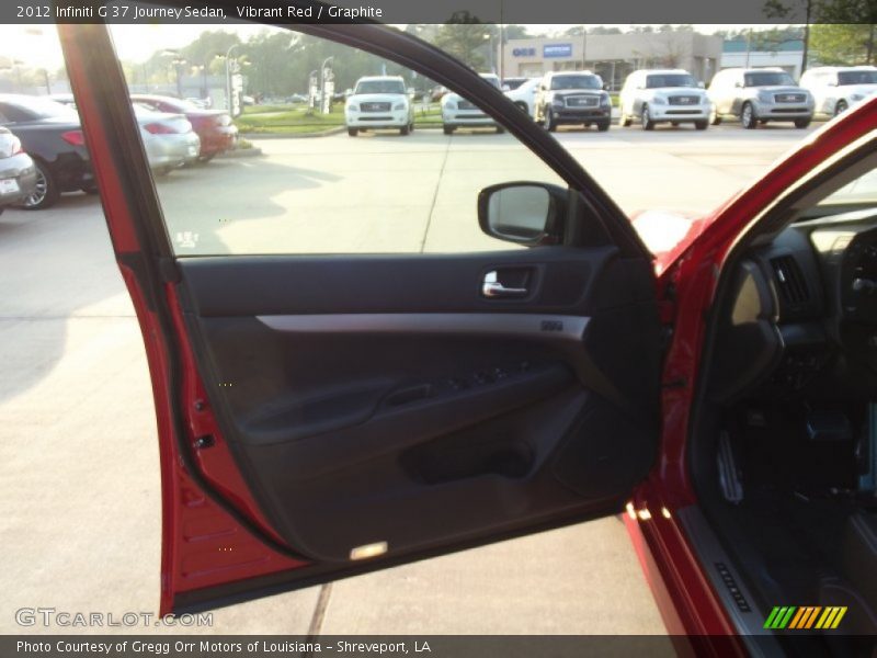 Vibrant Red / Graphite 2012 Infiniti G 37 Journey Sedan