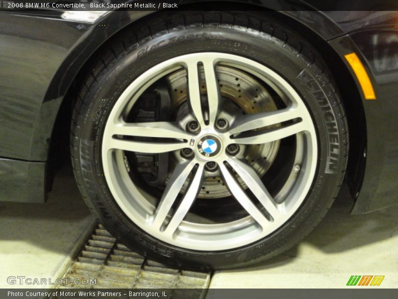 Black Sapphire Metallic / Black 2008 BMW M6 Convertible