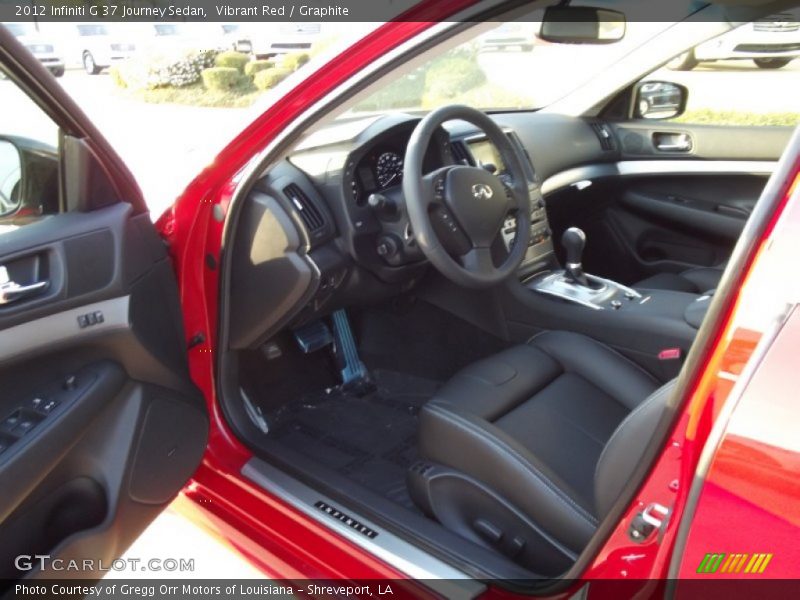Vibrant Red / Graphite 2012 Infiniti G 37 Journey Sedan