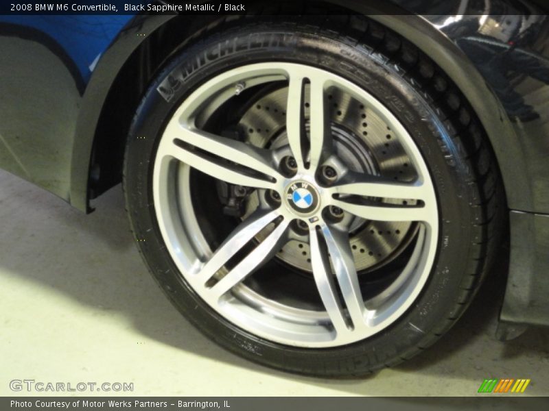 Black Sapphire Metallic / Black 2008 BMW M6 Convertible