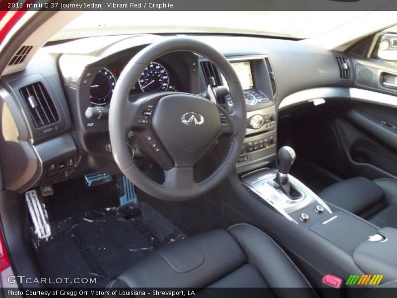Vibrant Red / Graphite 2012 Infiniti G 37 Journey Sedan
