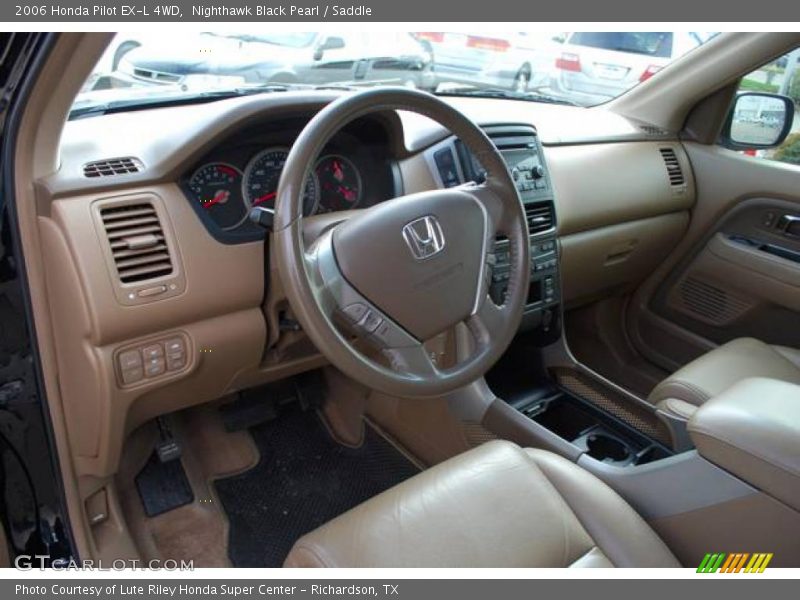 Nighthawk Black Pearl / Saddle 2006 Honda Pilot EX-L 4WD