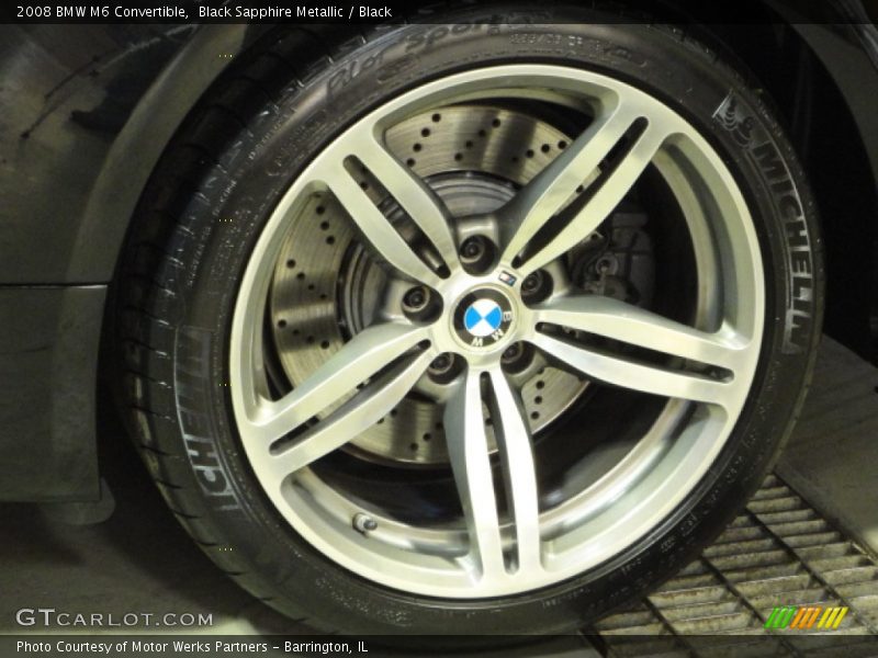 Black Sapphire Metallic / Black 2008 BMW M6 Convertible