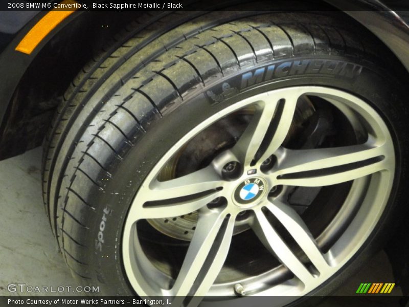 Black Sapphire Metallic / Black 2008 BMW M6 Convertible