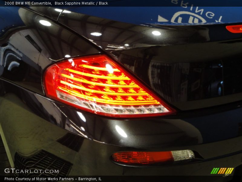 Black Sapphire Metallic / Black 2008 BMW M6 Convertible