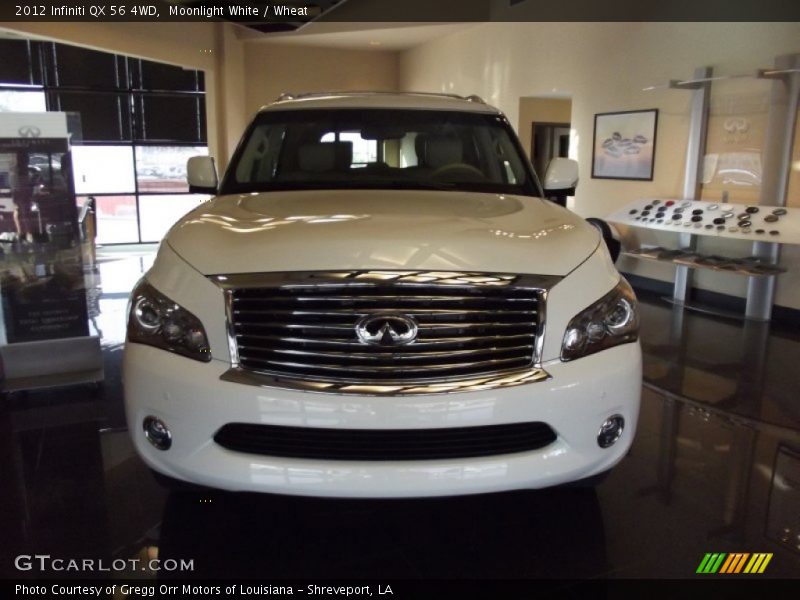 Moonlight White / Wheat 2012 Infiniti QX 56 4WD