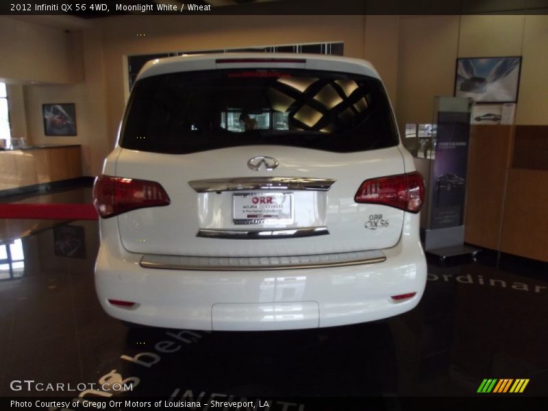 Moonlight White / Wheat 2012 Infiniti QX 56 4WD